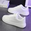 Black shoes board shoes men's and women's spring and autumn 2025 new thick-soled heightening white shoes sports and leisure single shoes trendy men's