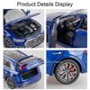 1:24 Q5 Rs7 Alloy Car Diecast Model Toys Front Wheel Steering 6 Doors Opened Sound Light Pull Back For Boyfriend's Birthday Gift