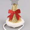 Pet Christmas Hat Comfortable Colored Pet Funny Photo Ornament Cat Christmas Hat