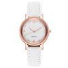 Women Quartz Analog Wrist Watch Leather Strap Casual Fashion Gift Decoration