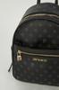 Original Pierre Cardin Coffee Monogram Luxury Backpack Coffee Monogram Women's Backpack