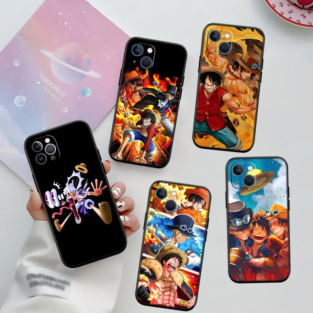 One Piece ACE Luffy Sabo New High-End Shell Phone Case for Redmi Note 13 14 Pro+ Plus A3 A3X 13X 13C 13R 14S 14C 14R