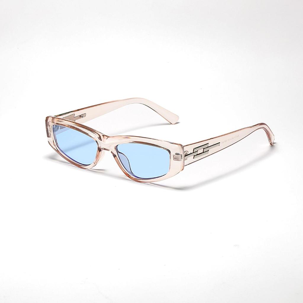 Xunge Cat Eye Retro Sunglasses: Thin Narrow Frame, European & American Style for Women & Men