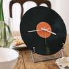 Sunset Vinyl Record Wall Clock High-grade Ornament Vintage Clock Holder DIY Chinese Standard Table