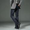 Men's Flared Jeans Men's High Waist Stretch Loose Flared Denim Dark Blue Jeans