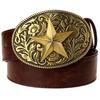 Fashion Women Belt Retro Floral Pattern Flower Design Arabesque Pattern Golden Floral Popular Element Girdle Women Gift