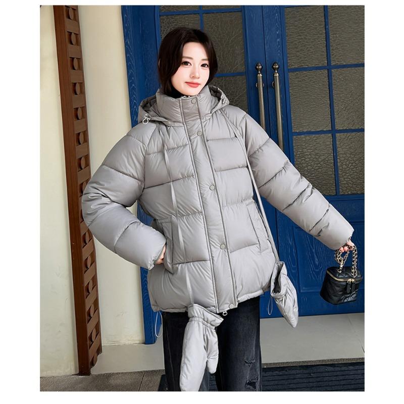 TIFICY Women's Fashion Casual Fall Winter Solid Color Print Long Sleeve Jackets & Coats Down Coats
