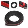 6.6ft Car Door Seal Strip Z Shape EPDM Noise Insulation Weatherstrip Universal for Car