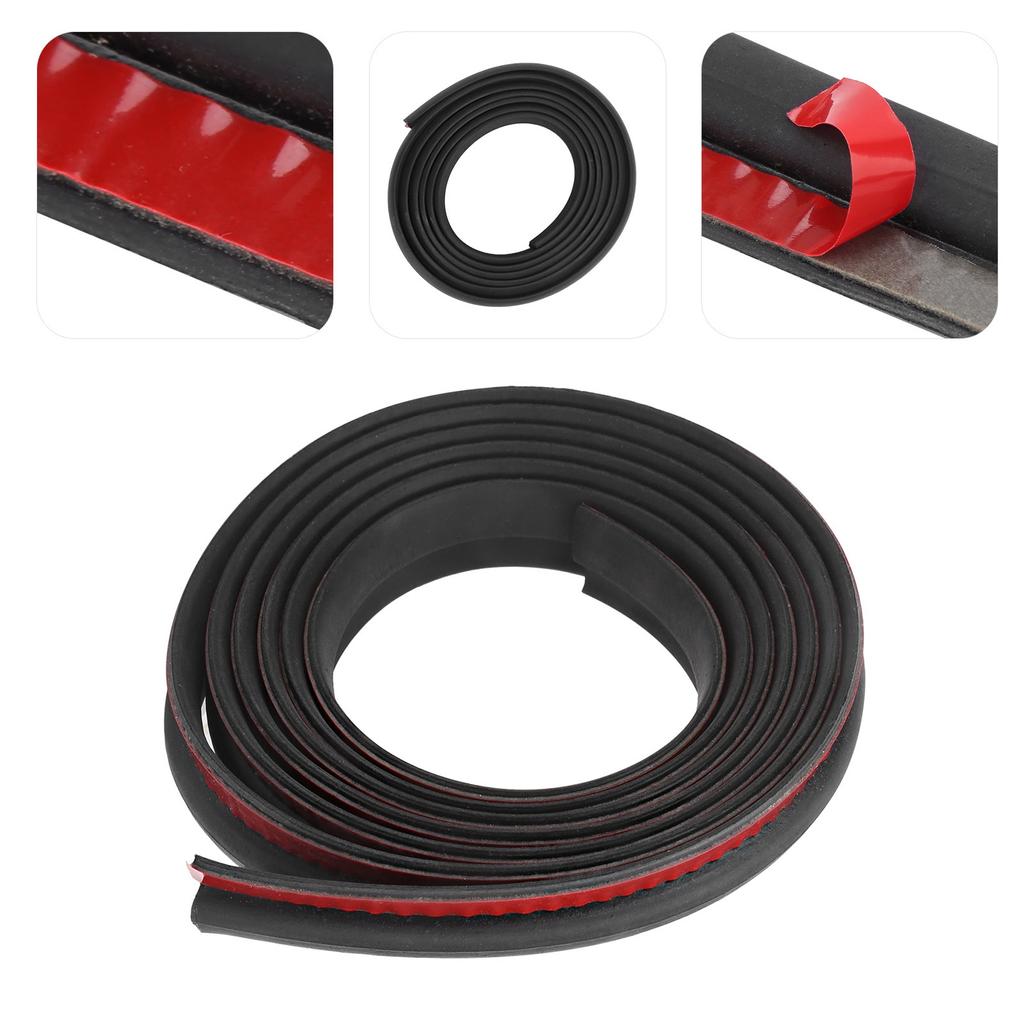 6.6ft Car Door Seal Strip Z Shape EPDM Noise Insulation Weatherstrip Universal for Car