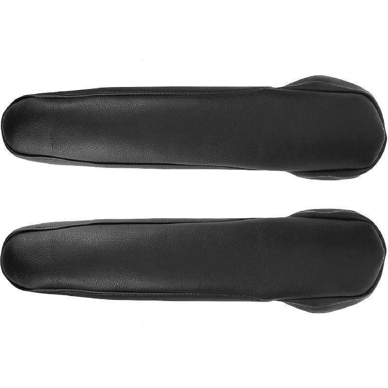 Unifizz 1 Pair Car Front Seat Center Console Cover Armrest Cover Replacement Microfiber Leather Black for Honda Odyssey 2005 2006 2007 2008 2009 2010