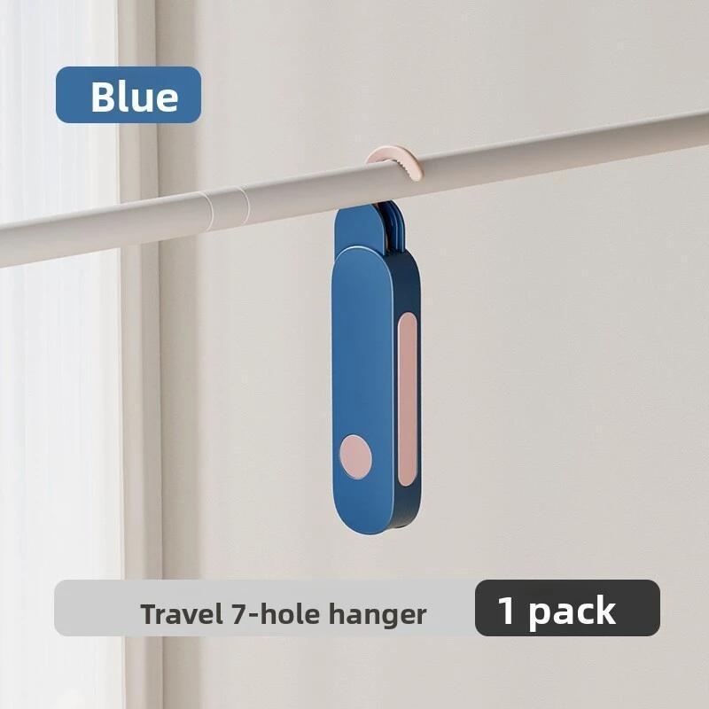 Folding Clothes Hanger Travel Hangers Ultra Light Portable ABS Clothes Hanger Anti Slip Load-bearing Strong Home Outdoor Essential Suitable for Travel