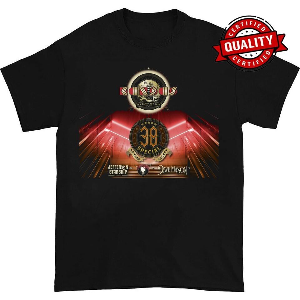 

NEW Kansas and 38 Special Tour 2025 Gift For Fan All Size S to 5XL T-shirt Unisex T-Shirt Graphic Tee L