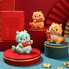 Waterproof Zodiac Dragon Ornaments Dragon Design Resin Dragon Miniatures Wear-resistant Cartoon Dragon Year Lucky Ornaments