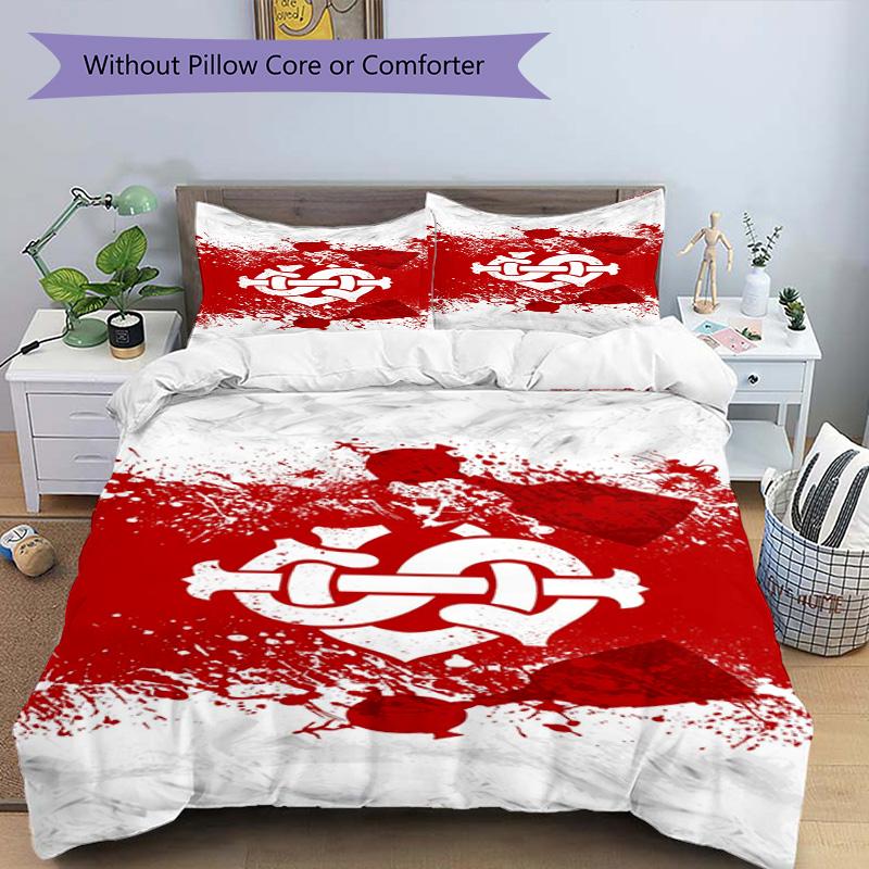 SC Internacional1 Printed Pattern Duvet Cover Set – includes 1 duvet cover and 2 matching pillowcases Bedroom decor Christmas gifts