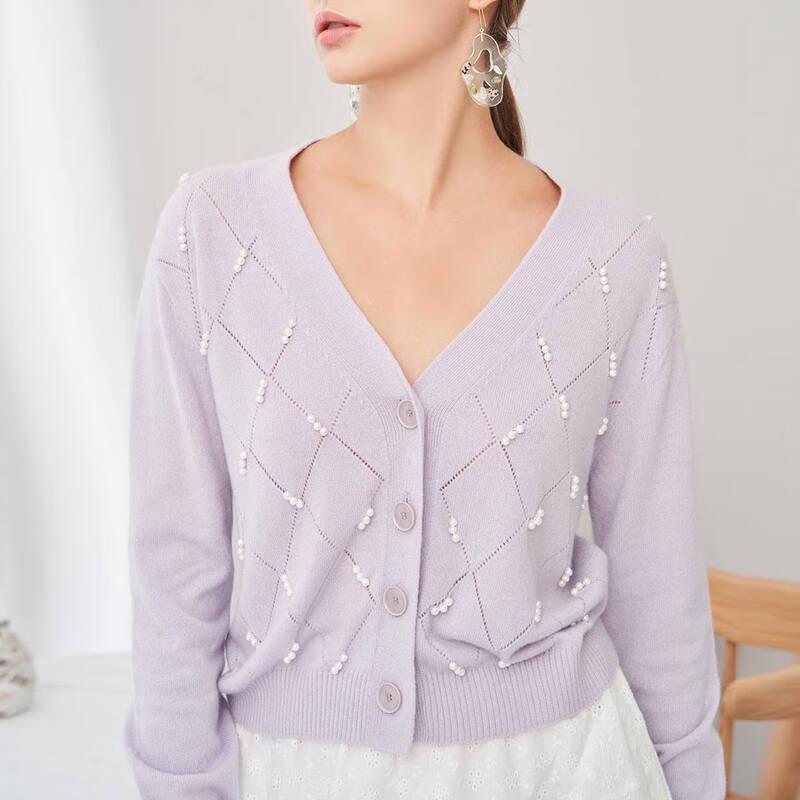 Snoford 100% Cashmere V-Neck Cardigan