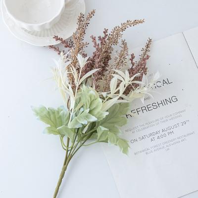 1pc Artificial Plants Lavender Gypsophila Flowers Bouquets PE Wedding Party Home Room Table Decor DIY Wreaths Floral Arrangement