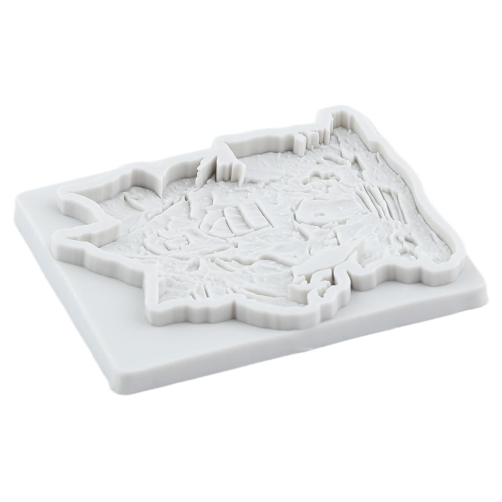 Fairy Garden Silicone Mold Fairy House Fondant Molds Cake Decorating Tools Theme Cake Dessert Decorated Chocolate Candy Mold