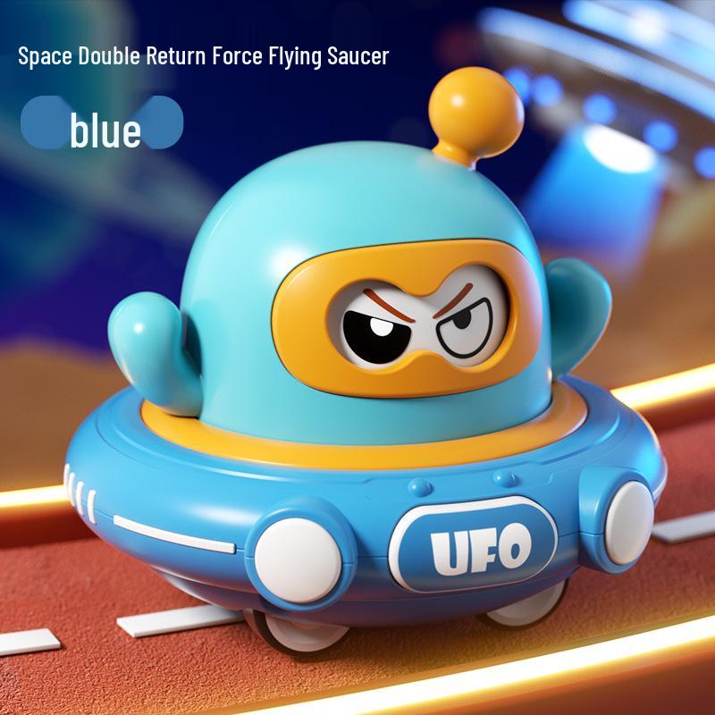 

New Kids Pull-back Space Saucer Car Toy – Early Education Gift for Boys and Girls