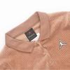 Jordan Cropped Corduroy Long-Sleeve Lounge Top With Logo Women Tops Pure-White Clay-Yellow DV1401-215