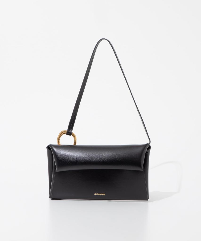 Jil Sander Shoulder Bag J08ZH0034P4840 ENVELOPE SM BLACK Women's [Used]