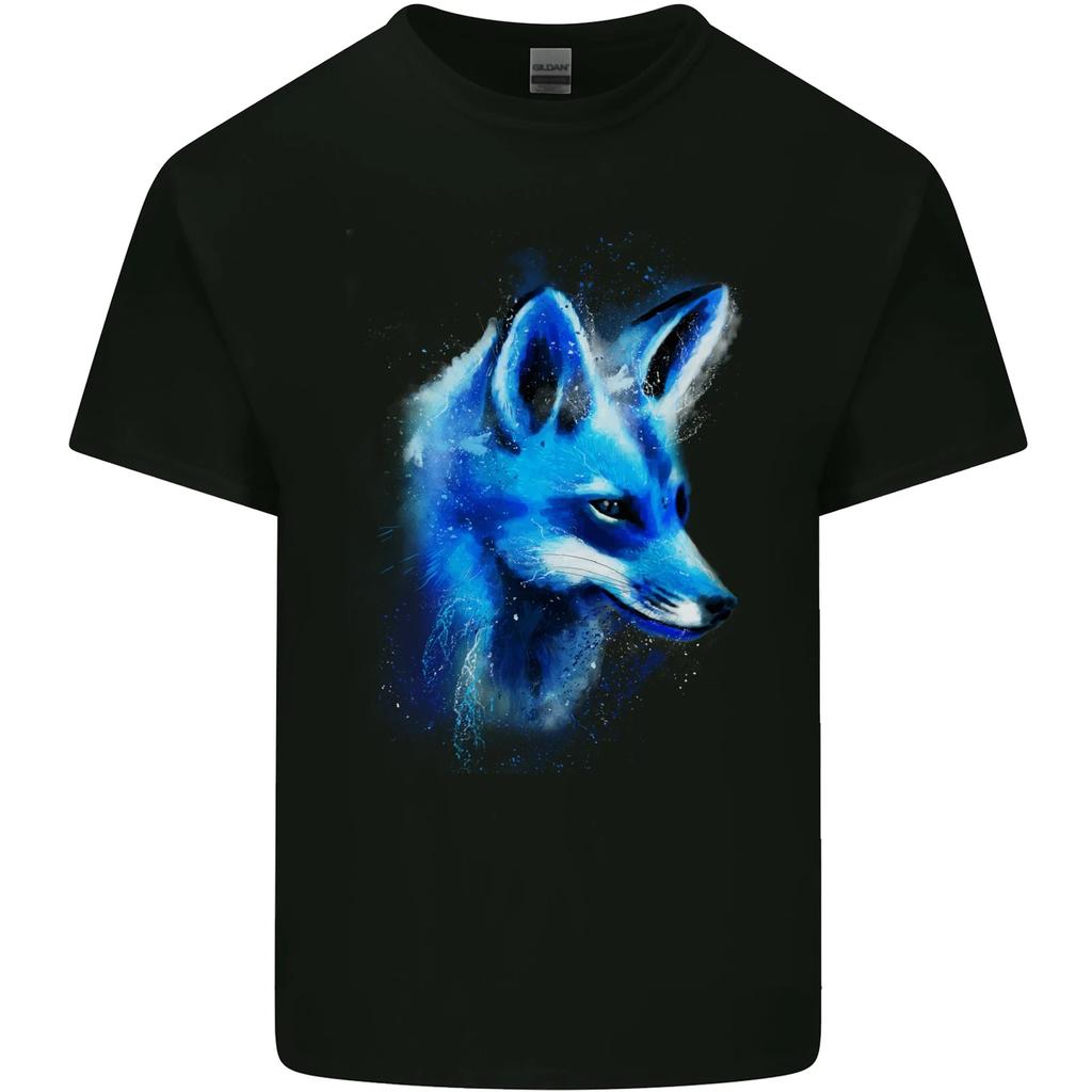 A Fox Watercolour Kids T-Shirt Childrens