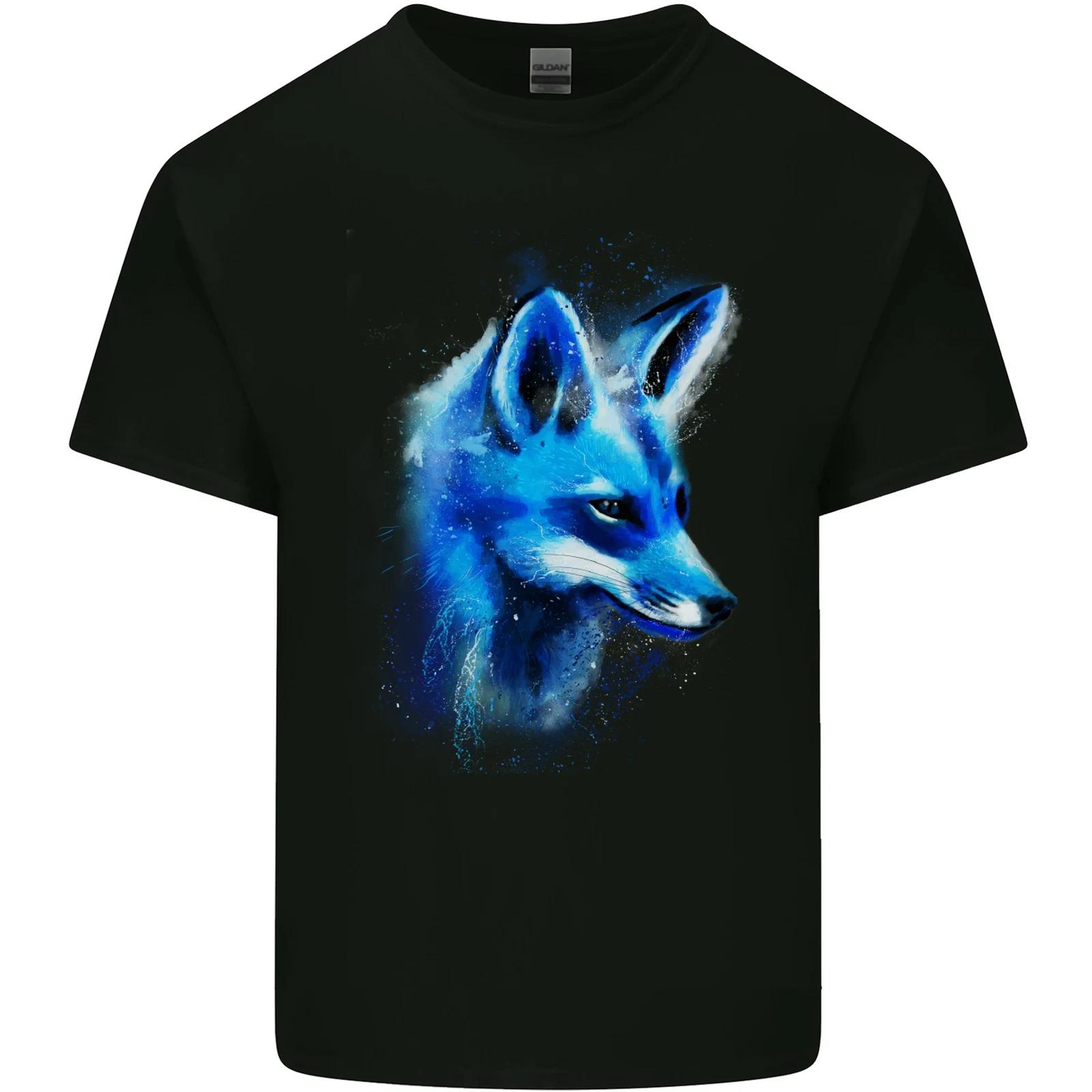 A Fox Watercolour Kids T-Shirt Childrens S