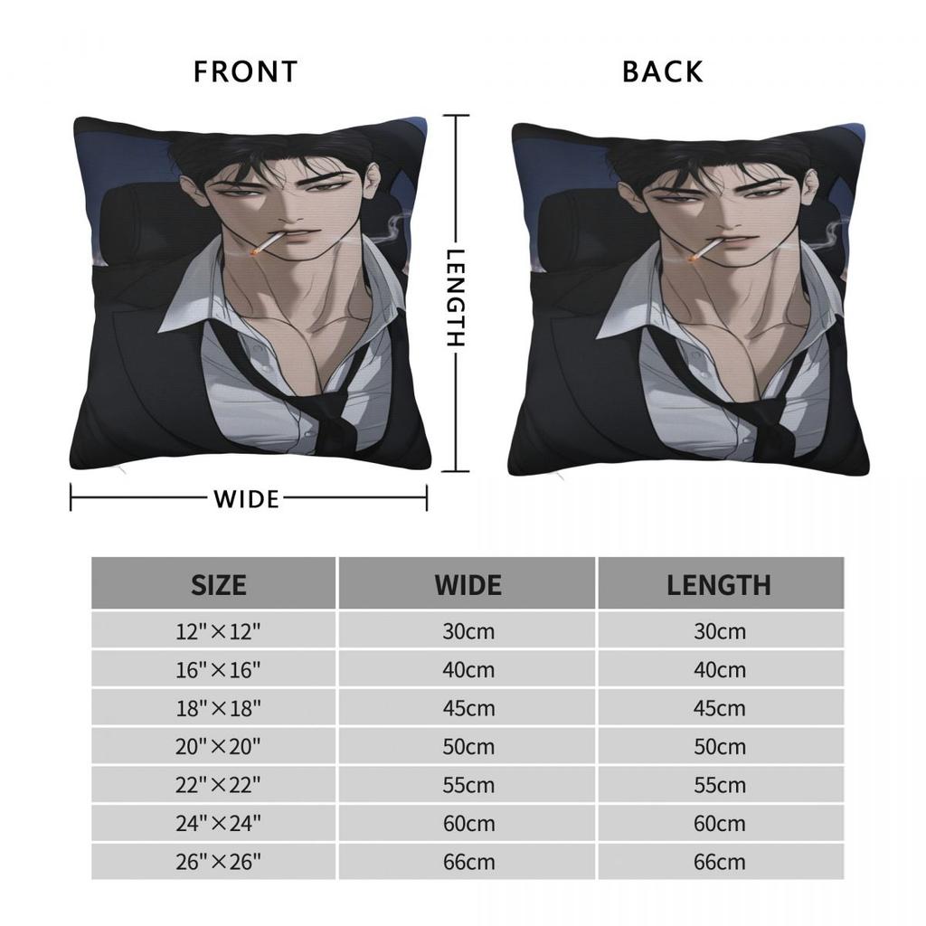 Bedroom Decorations Joo Jaekyung Anime Pillowcases Accessories Pillow Covers Square Multiple Sizes