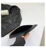 Women's Spring 2024 Slim Crocodile Pattern Clutch: Patent Leather Envelope Bag and Wallet