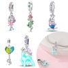 Plated 925 Silver Youth Forest Deer Charms Fit 925 Charms Bracelet Beads Jewelry Gifts for Women