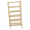Shoe Rack Stackable Standing Shoe Shelf Storage Organizer for Entryway Hallway Closet Natural Color