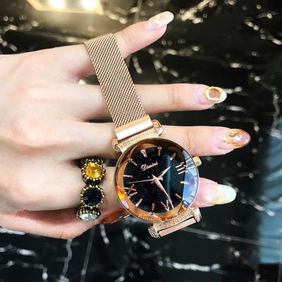 New Starry Sky Watch Women's Fashion Trend Student Girl Waterproof