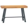 Day and Night - Day and Night Solid Teak Wood Bench 80 Cm