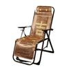 Folding Bamboo Rocking Chair: Lounge & Nap Chair for Elderly - Versatile Rattan Chair for Balcony Leisure, Mahjong, or Relaxation.