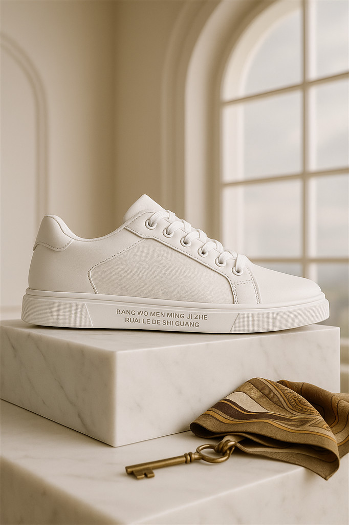 MCTIN Damen Casual Weiße Schuhe Paare Leder Plateau Sneakers Plus Size Herren Sportschuhe