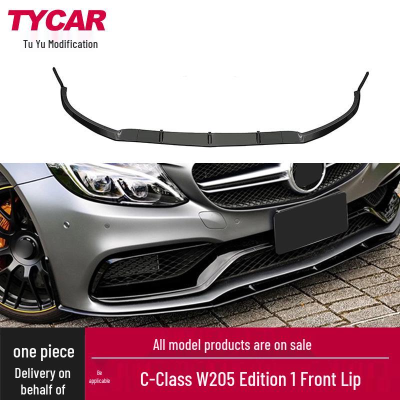 

Mercedes-Benz C-Class W205 Edition1 Style Carbon Fiber Front Lip Kit Edition1 Front Lip [Gloss Black]