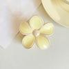 Hair Clip Flower-Shaped Candy Color Hairpin Back Head Hair Claw No Hair Damage Hair Decoration Daily Wear