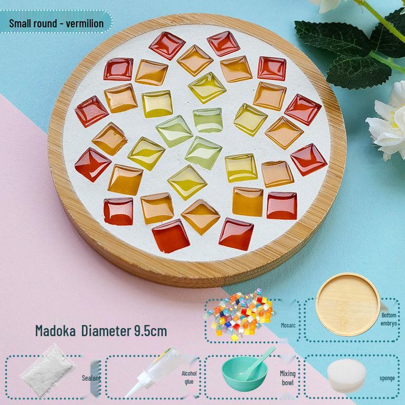 Handmade Mosaic Coaster DIY Kit for Students – Perfect for Mother's Day & Kindergarten Activities