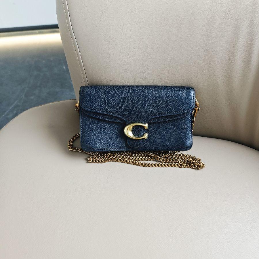 [Pre-Owned] Tabby Black Leather Crossbody Bag - Very Good #1CG39J2 ONE SIZE