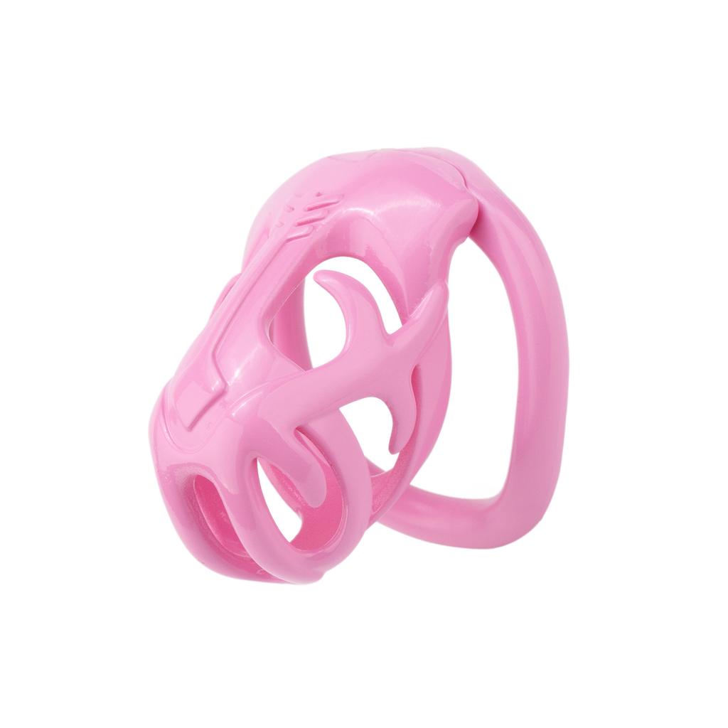 ABS Antler Design Sissy Chastity Cage Breathable Design 3D Invisible Lock with 4 Ring BDSM Toy Bondage Fetish Sex Toy for Male
