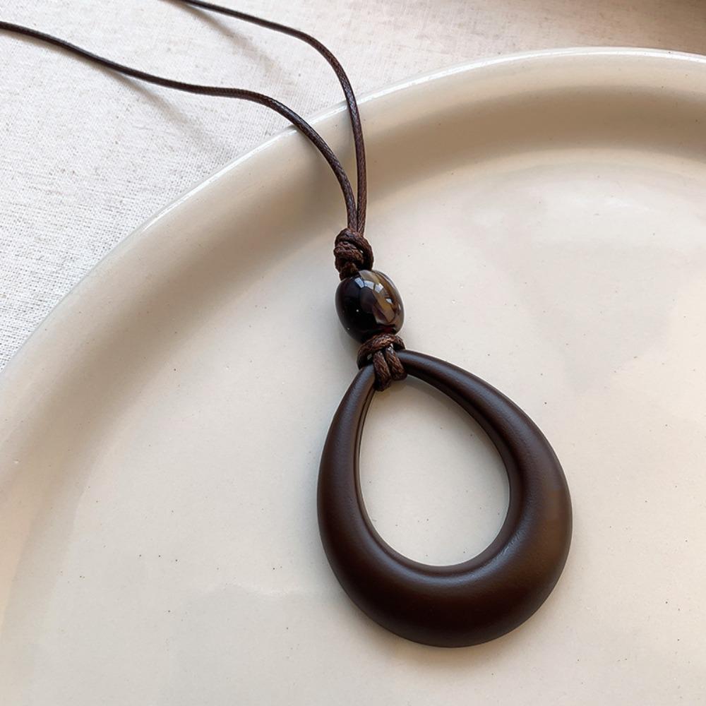 

Boho Clavicle Chain Niche Design Clothing Pendant New Long Sweater Chain Women Accessories Style4