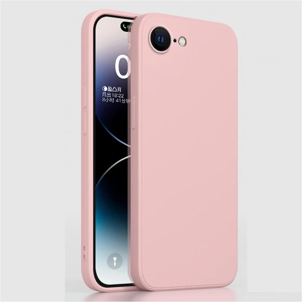 Hot Sales Liquid Silicone Case For iPhone 16E 16 Pro Max 16 Full For iPhone 16 16Pro 6 7 8 Plus SE2020 Colorful Protection Cover