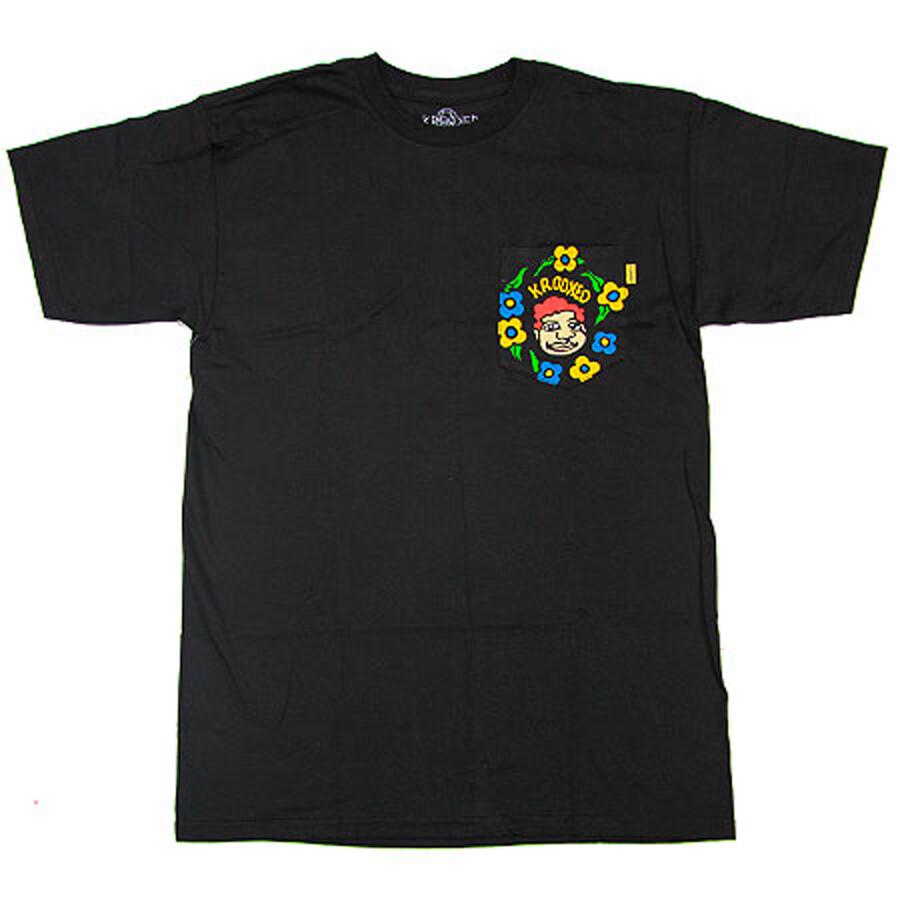 

Krooked Mark Gonzales SWEATPANTS POCKET Skateboard T Shirt BLACK Unisex T-Shirt S