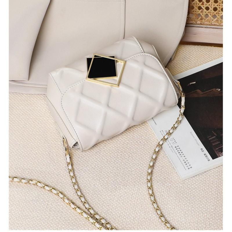 New Women's Handbag, Trendy Genuine Leather Chain Crossbody Bag, Niche Fashion, Versatile, High-End Women's Bag