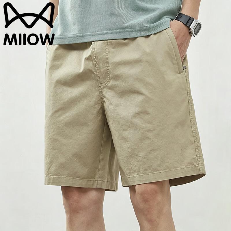 MiiOW Men s Cotton Straight Leg Shorts XL