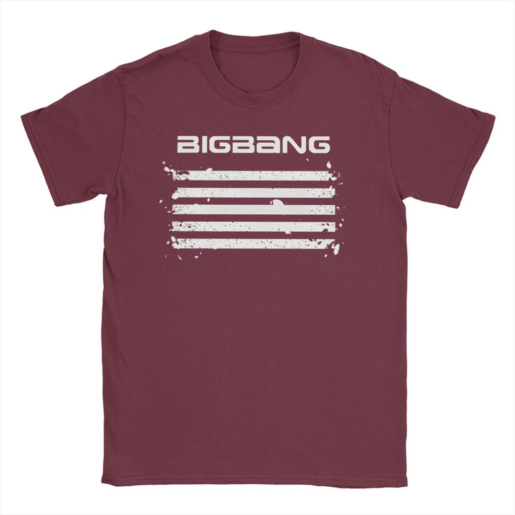 Big Bang BIGBANG GDragon TShirts for Men Women Round Collar Pure Cotton T Shirts Kpop Music Short Sleeve Tees Gift Idea Tops