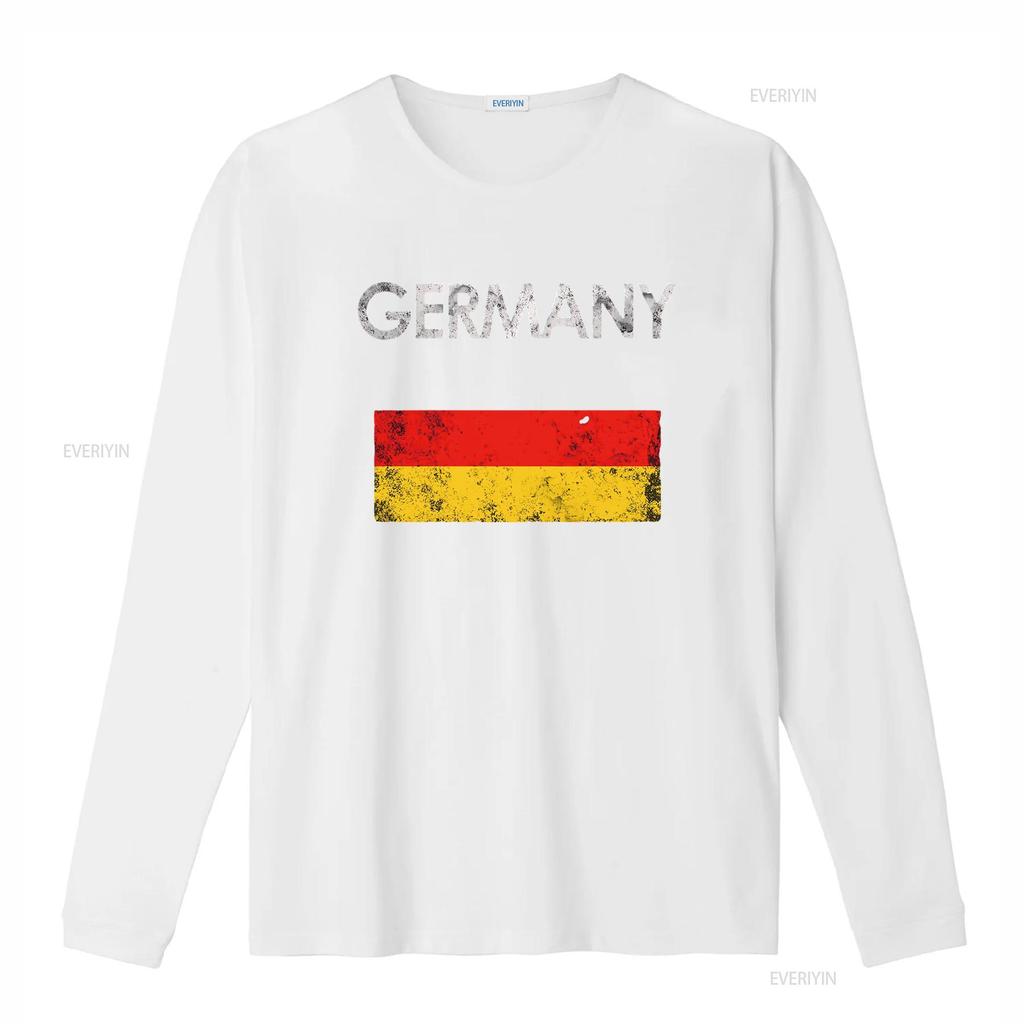 Womens Vintage Germany German Flag Pride T Shirt Black Large Vintage Washed Top For Everyday Wear Casual Designer Clothes
