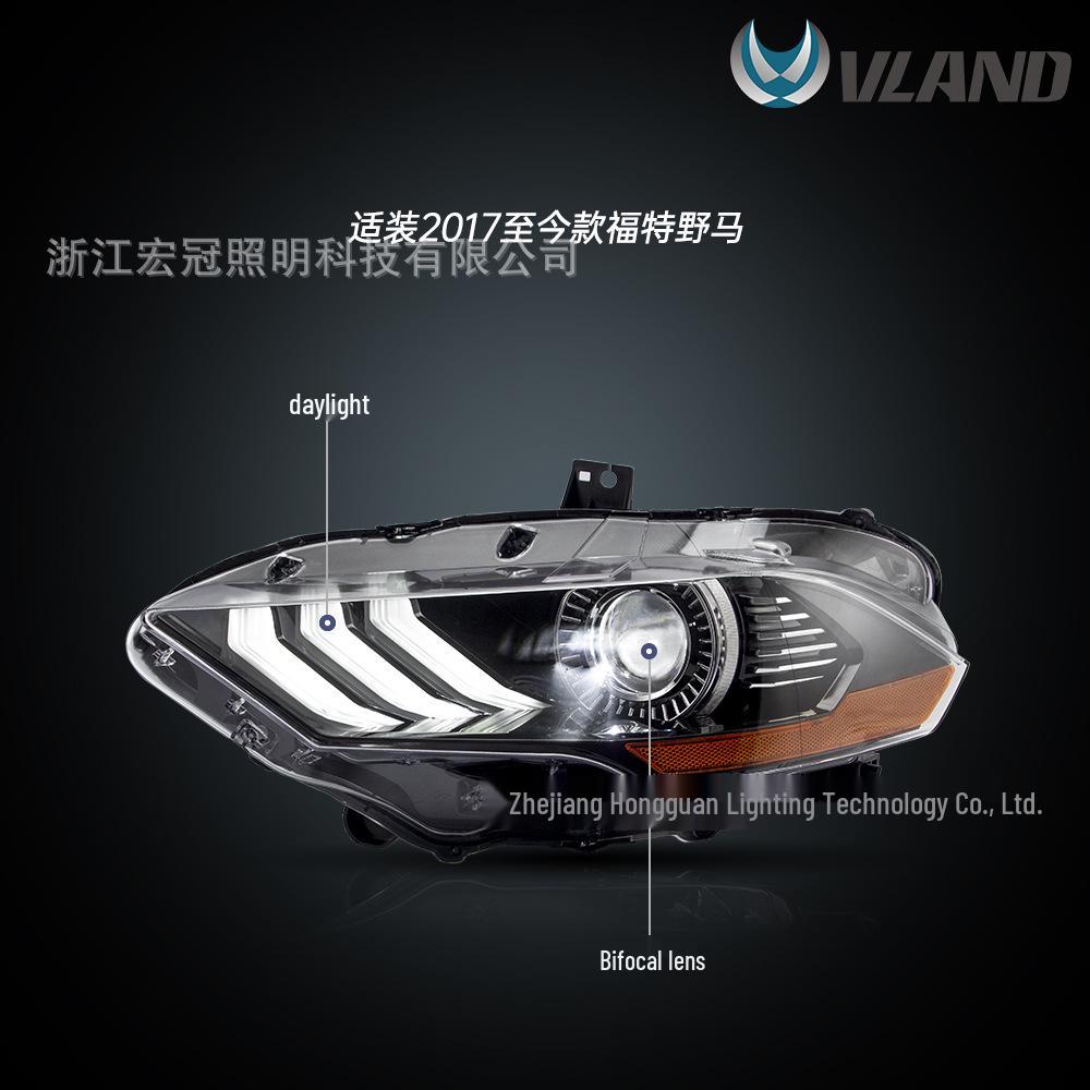 Ford Mustang RGB LED Headlight Assembly for Modification