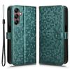 For Samsung Galaxy A15 4G/A15 5G Case Dot Imprinted Leather Shockproof Phone Stand Cover