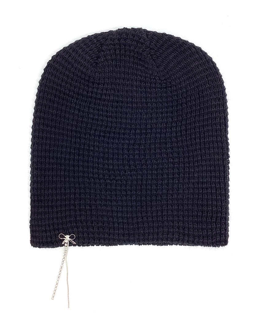 OTHER-worldly Ribbon Chain Beanie [Black]
