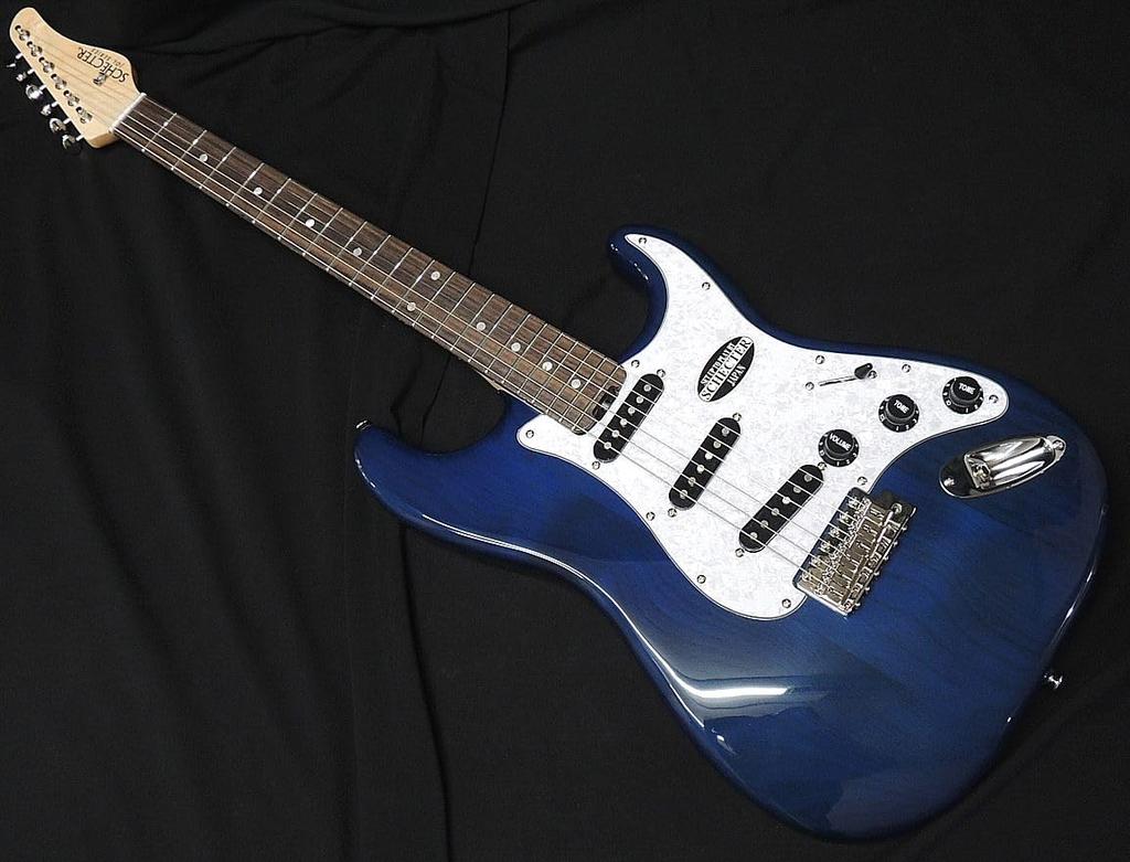 Schecter DBL R Schecter Stratocaster Type Deep Blue Electric Guitar Deep Blue OL-ST-22